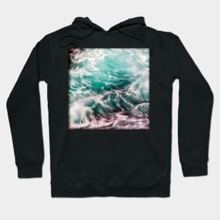 Colourful Ocean Waves Hoodie